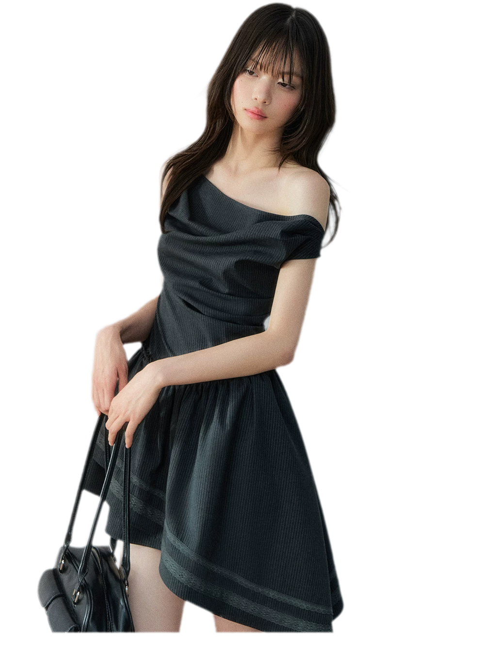 Asymmetric One-Shoulder Dress