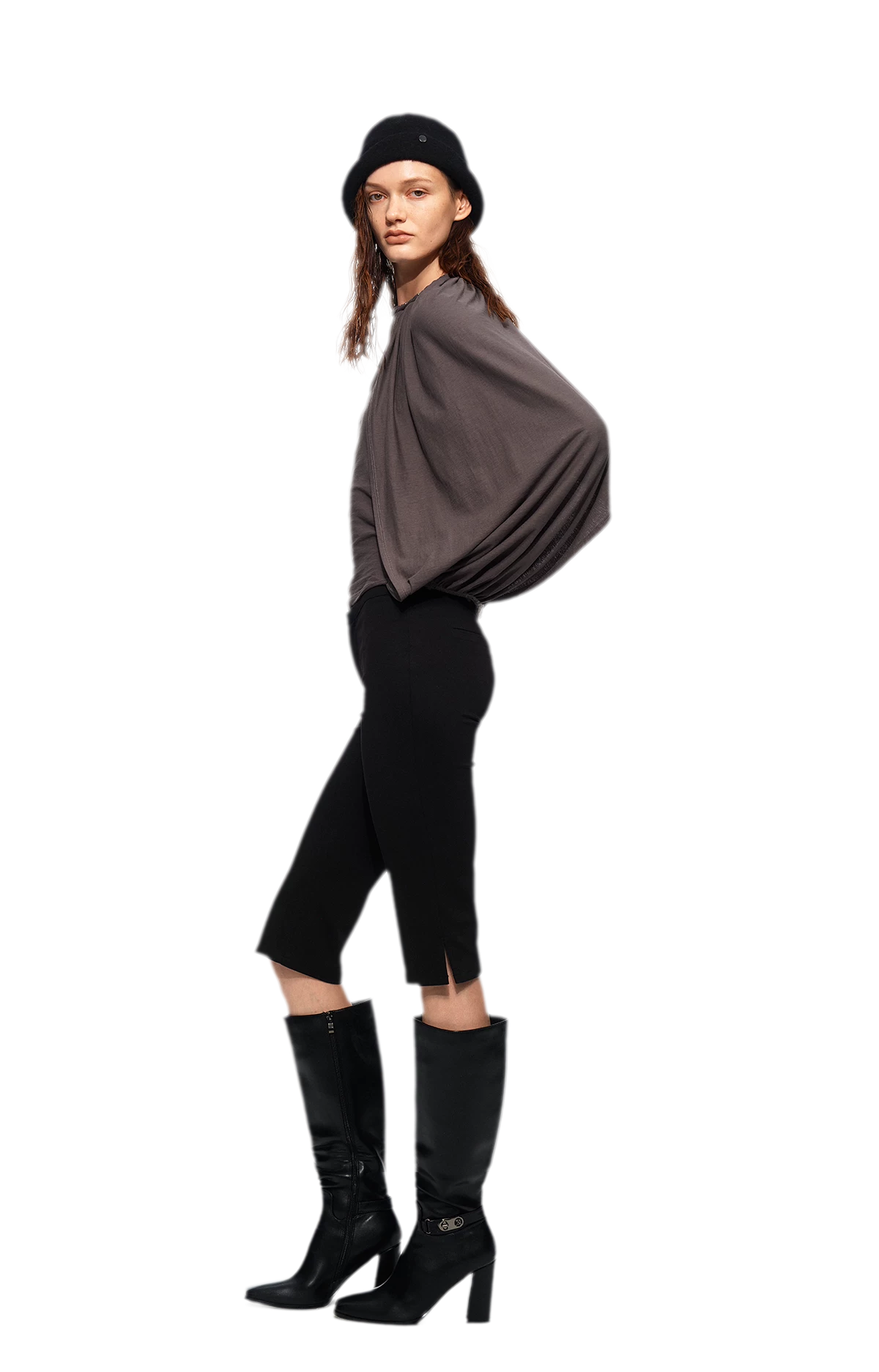 Cotton Cape Sleeve Top