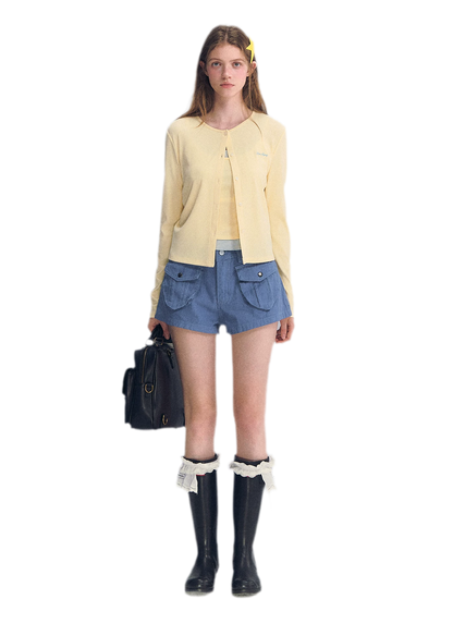 Low-Waist Cargo Shorts