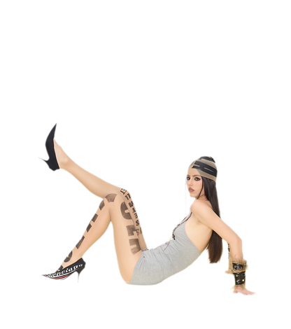 Sheer Letter Tights