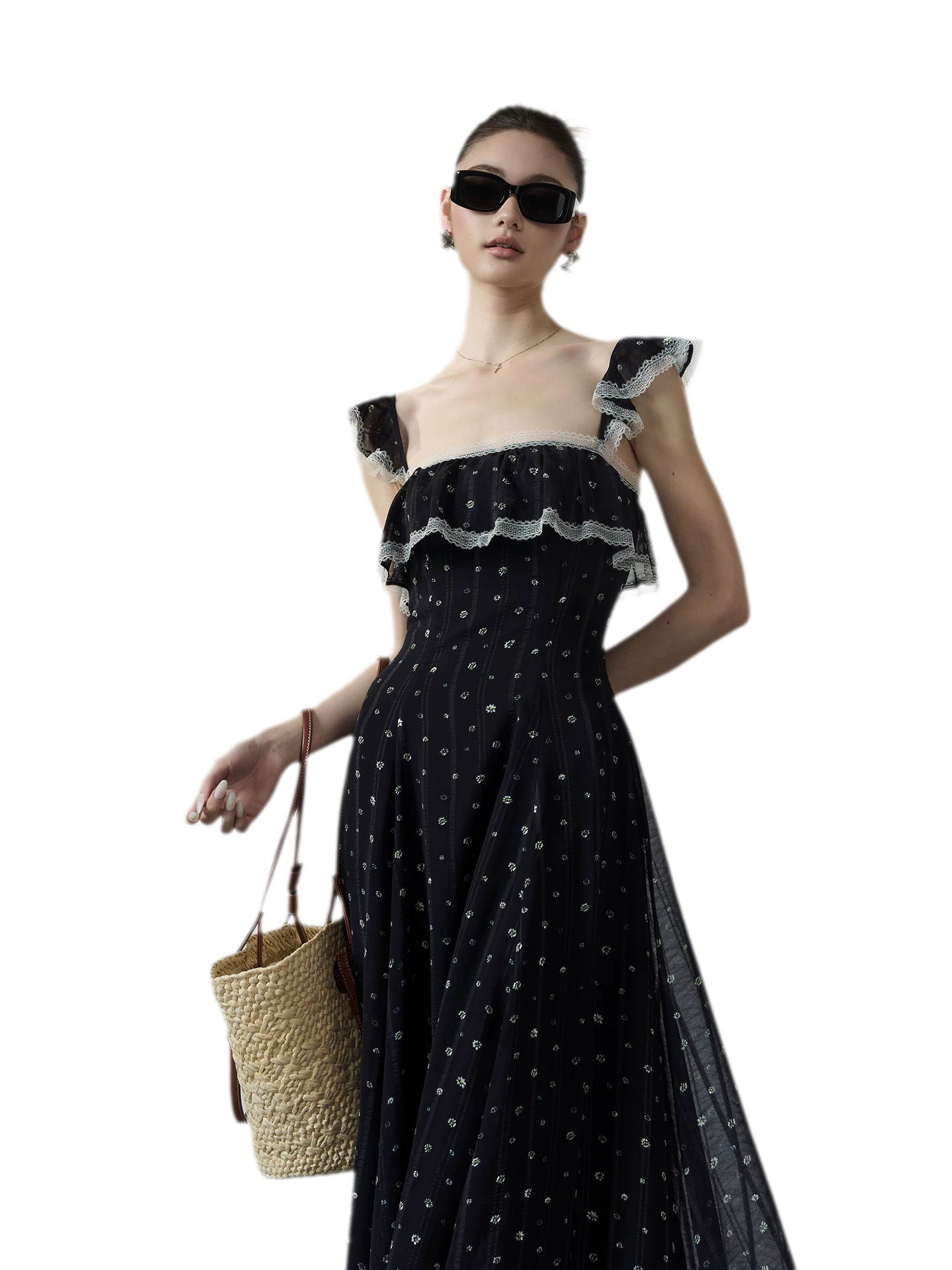 Daisy Lace Maxi Dress