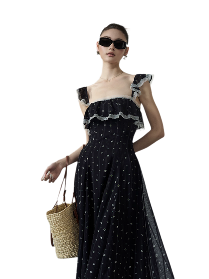 Daisy Lace Maxi Dress