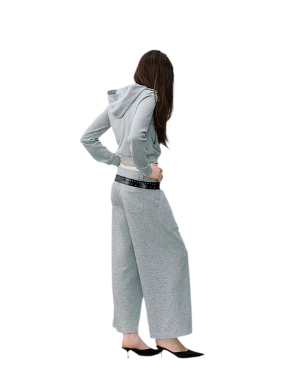 Hooded Knit Set