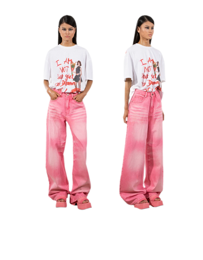 Washed Platform Slippers