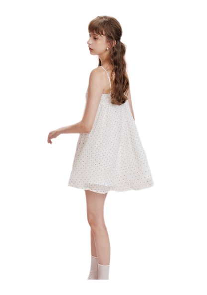 Chiffon Polka Dot Dress