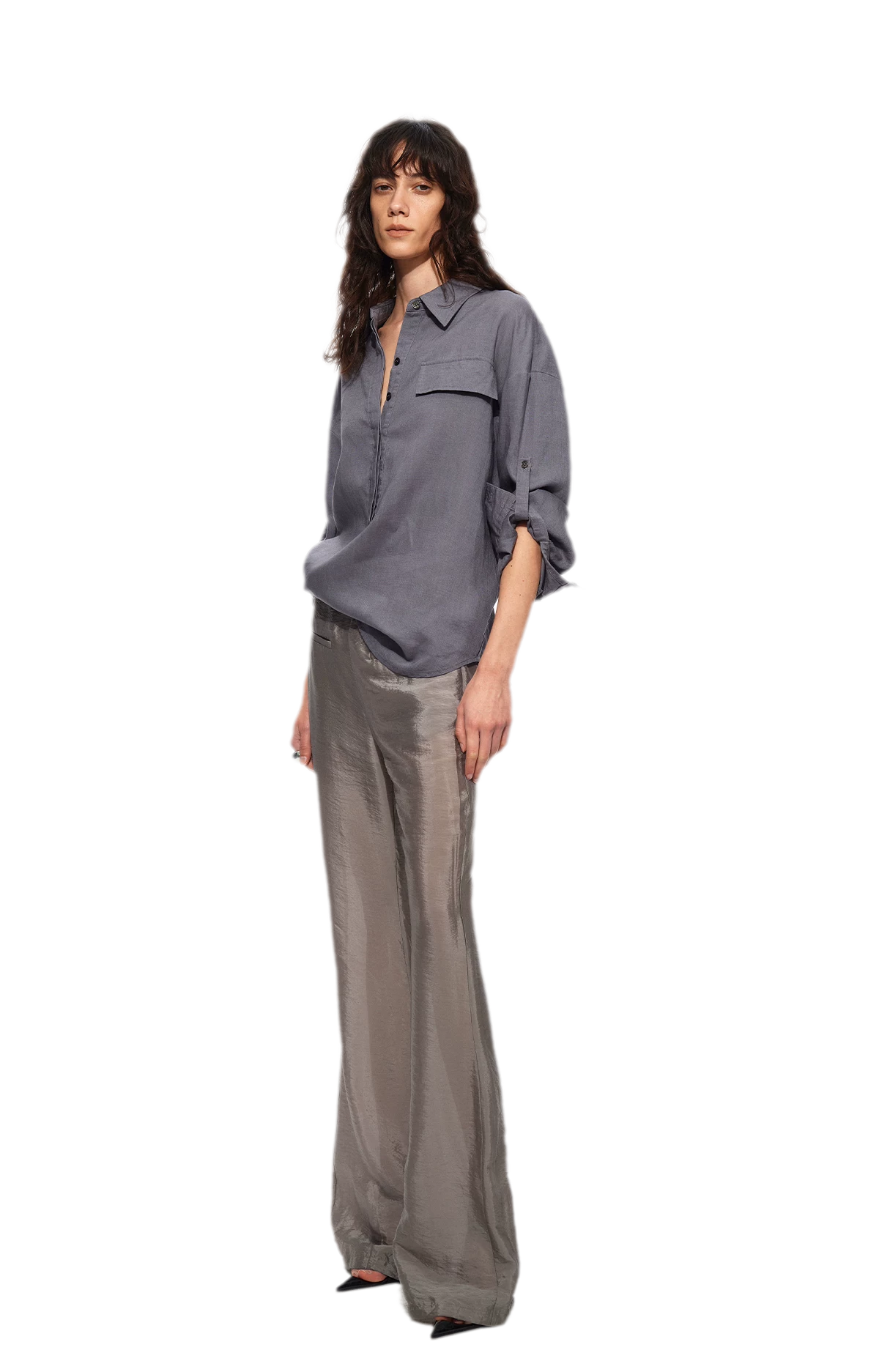 Silky Flared Lounge Pants