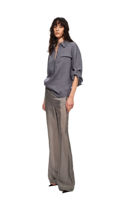Silky Flared Lounge Pants