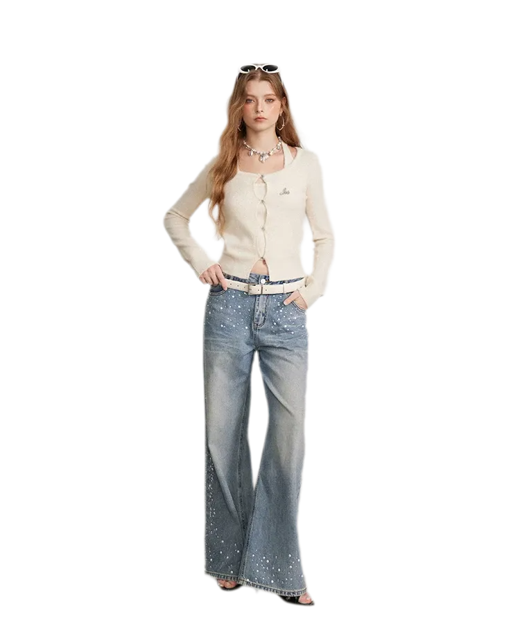 Soft Halter Cropped Cardigan