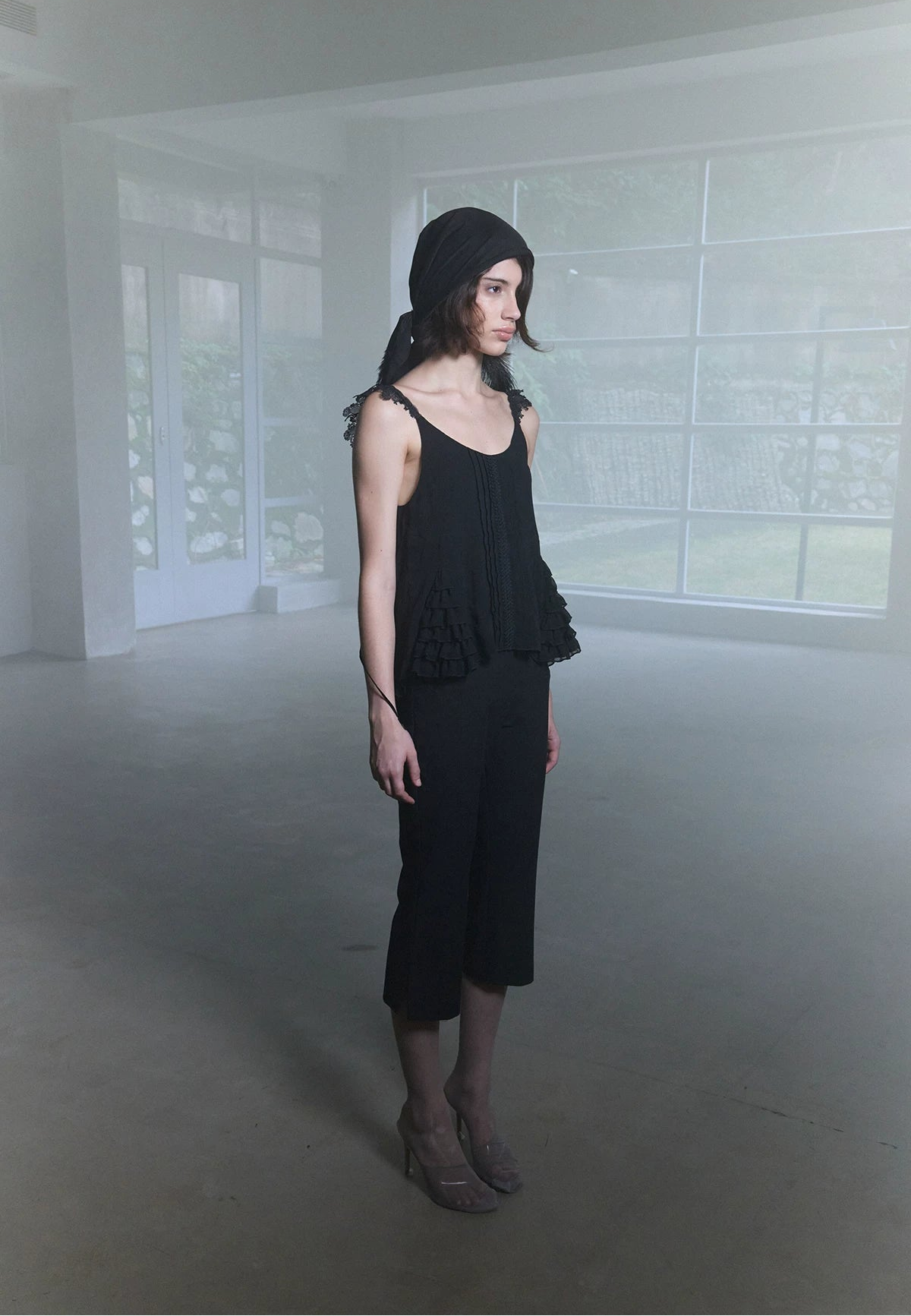 Layered Lace Ruffle Camisole