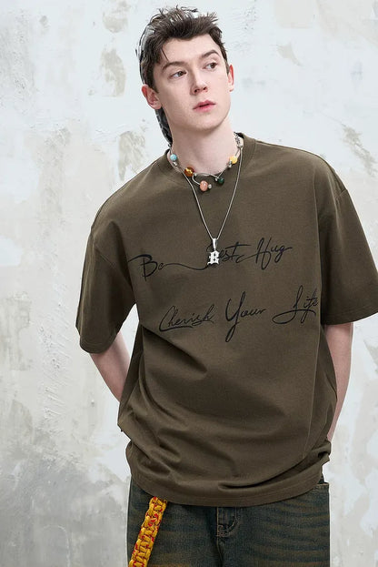 Cotton Oversized Printed T-Shirt