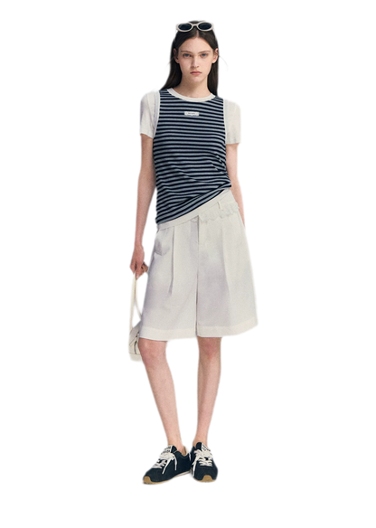Faux Two-Piece Tee