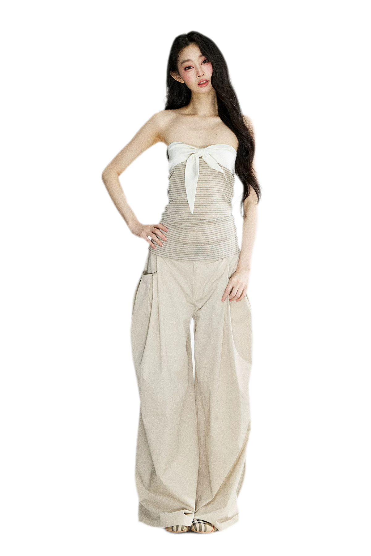 High Waist Wide Leg Pants