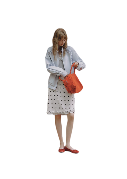 Polka Dot Ruffle Skirt