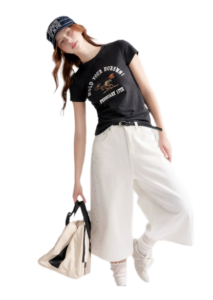 Vintage Horse Print Tee