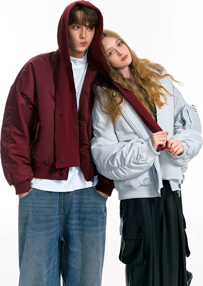 Down-Filled Detachable Puffer Jacket