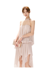 CYNR Pearl Halter Midi Dress – view 9