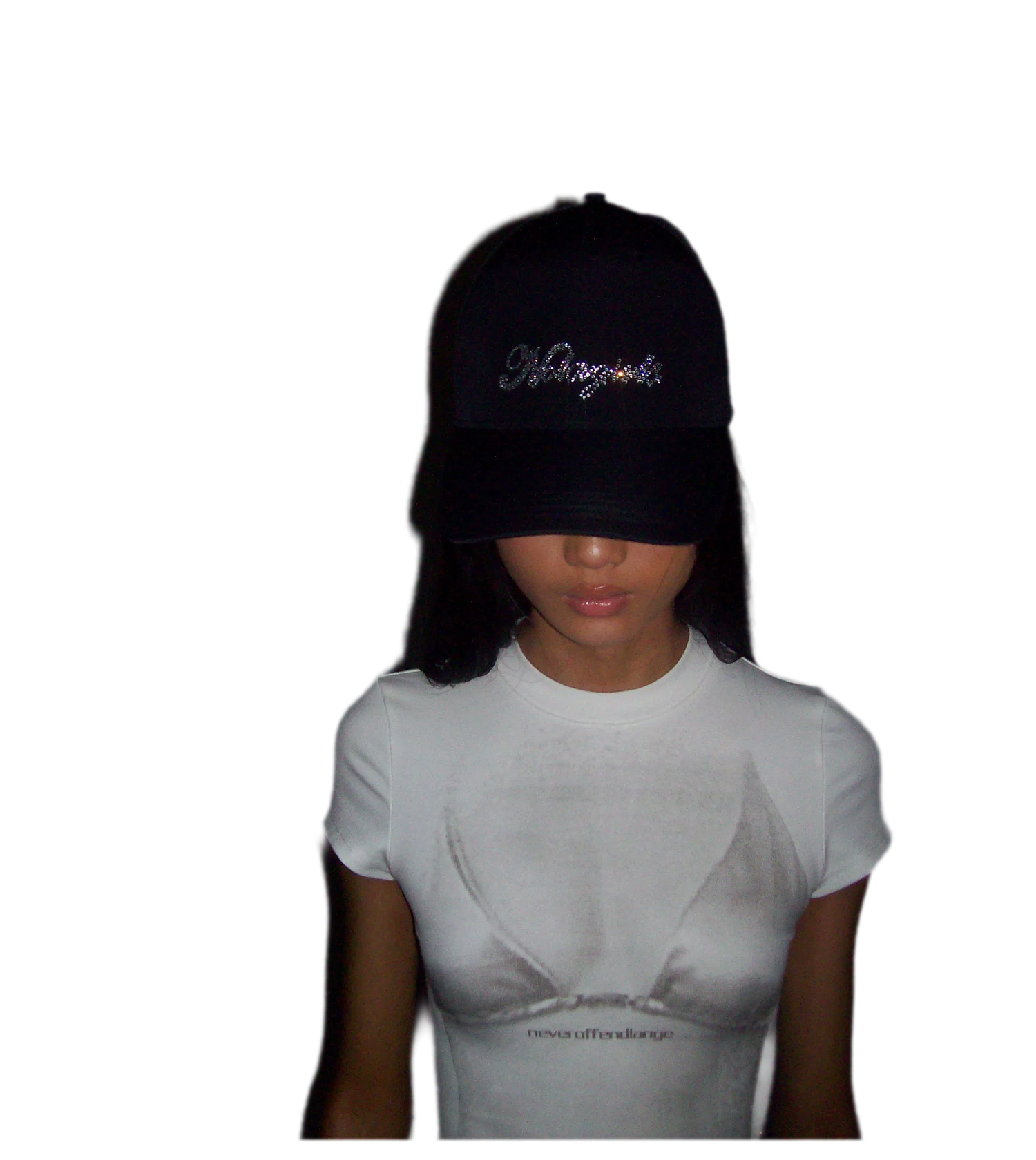 Crystal Silk Rhinestone Cap