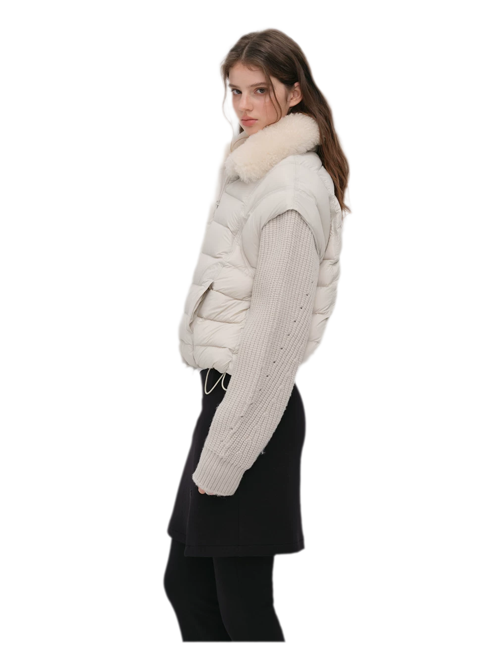 Detachable Sleeve Down Vest