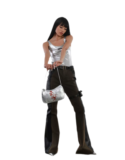 Scoop Waist Tie Top