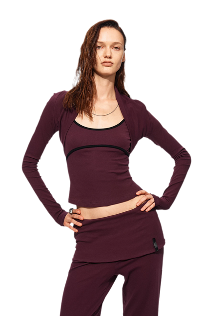 Contrast Cami Pants Set