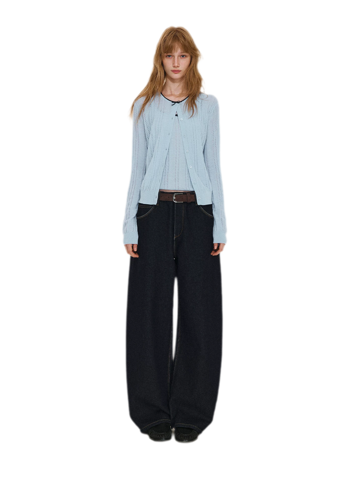 Wool-Blend Bow Knit Set
