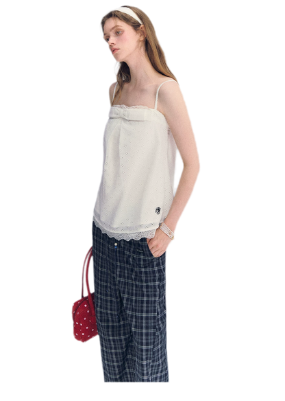 Lace Trim Cami Top