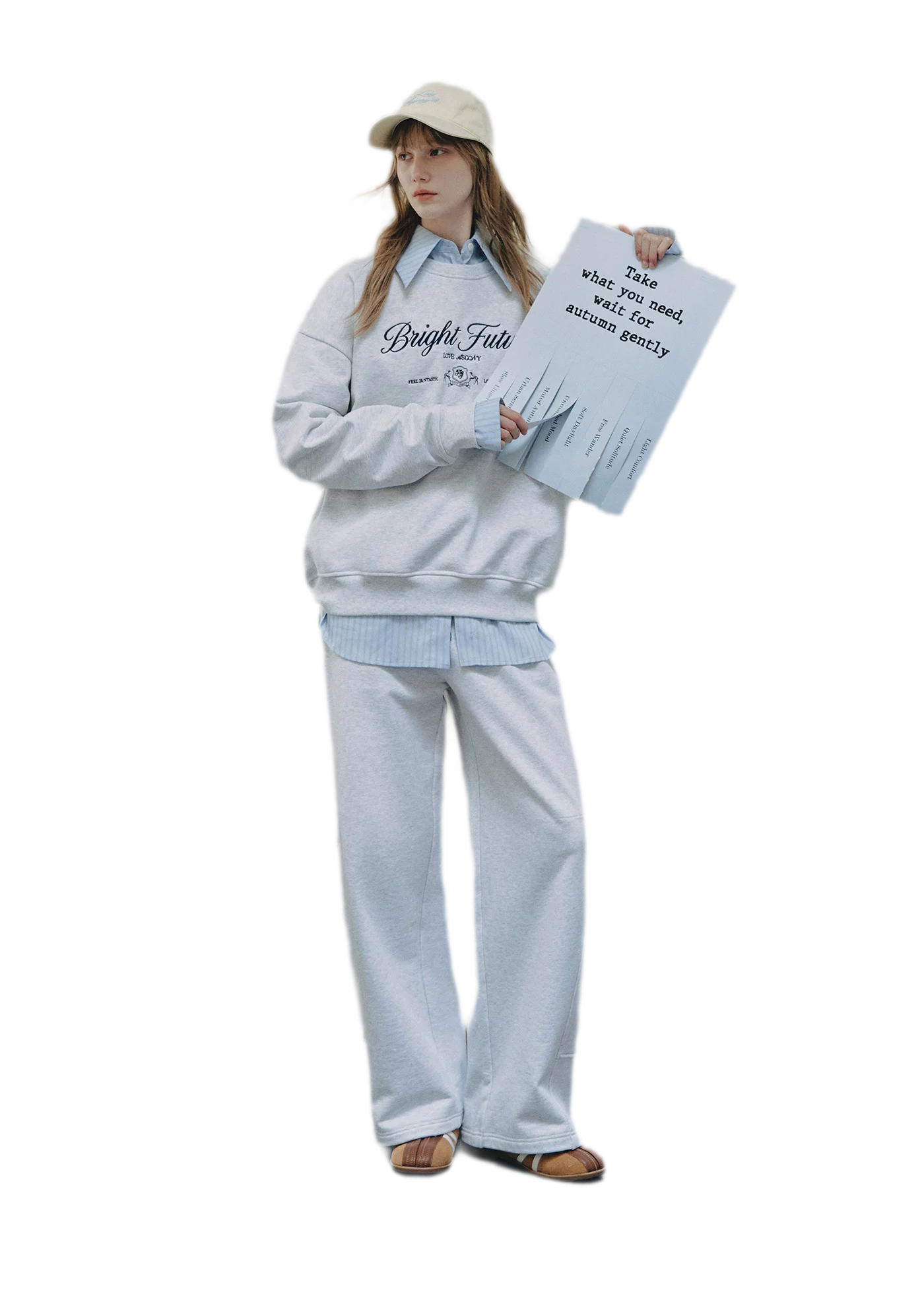 Embroidered Graphic Crewneck Sweatshirt