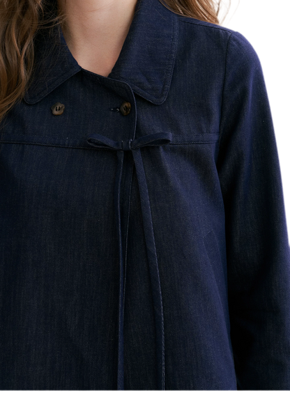 Lyocell Cotton Bow Denim Set