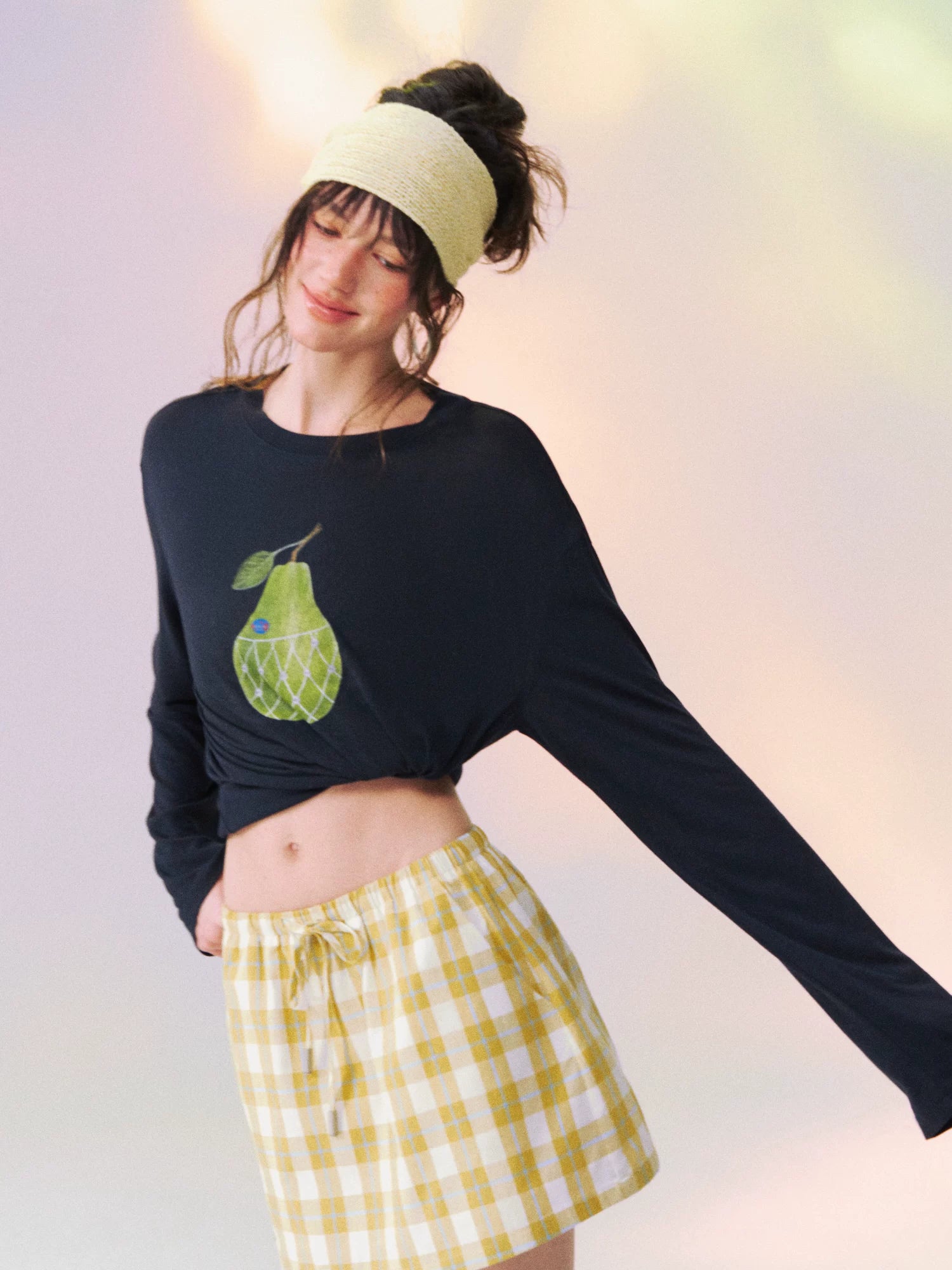 Large Pear Long Sleeve T-shirt