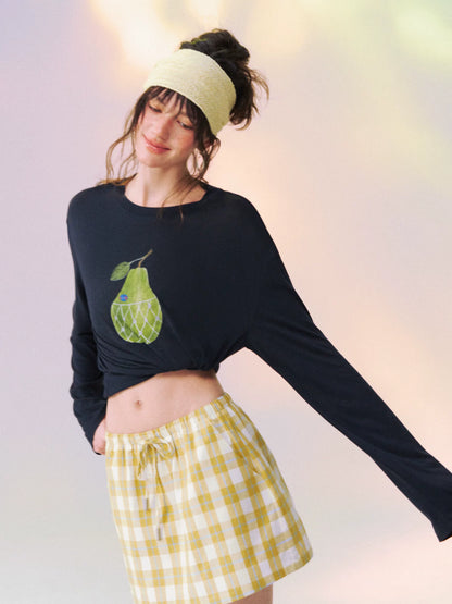 Large Pear Long Sleeve T-shirt
