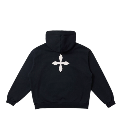 Cross Statue Oversized Hoodie