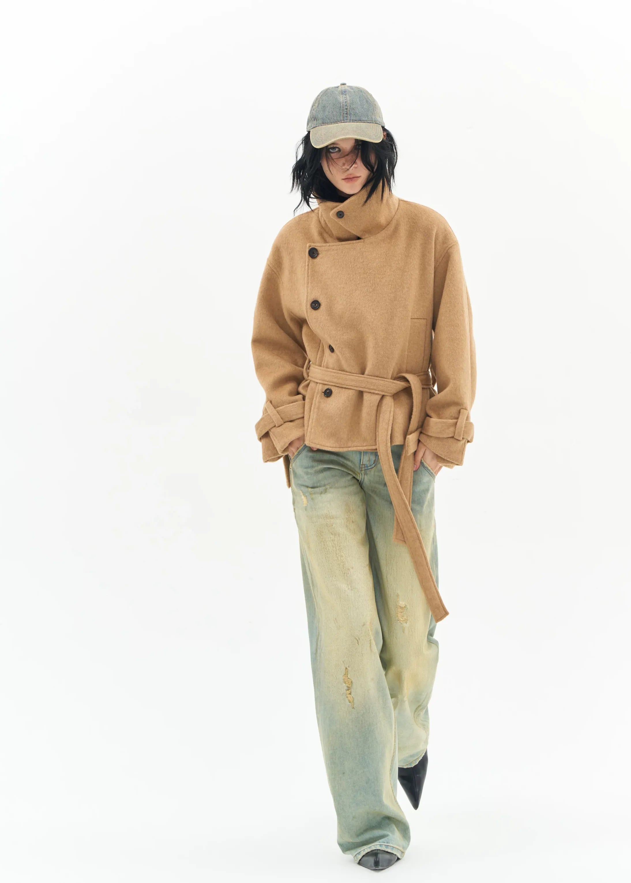 Luxe Belted Wool Coat