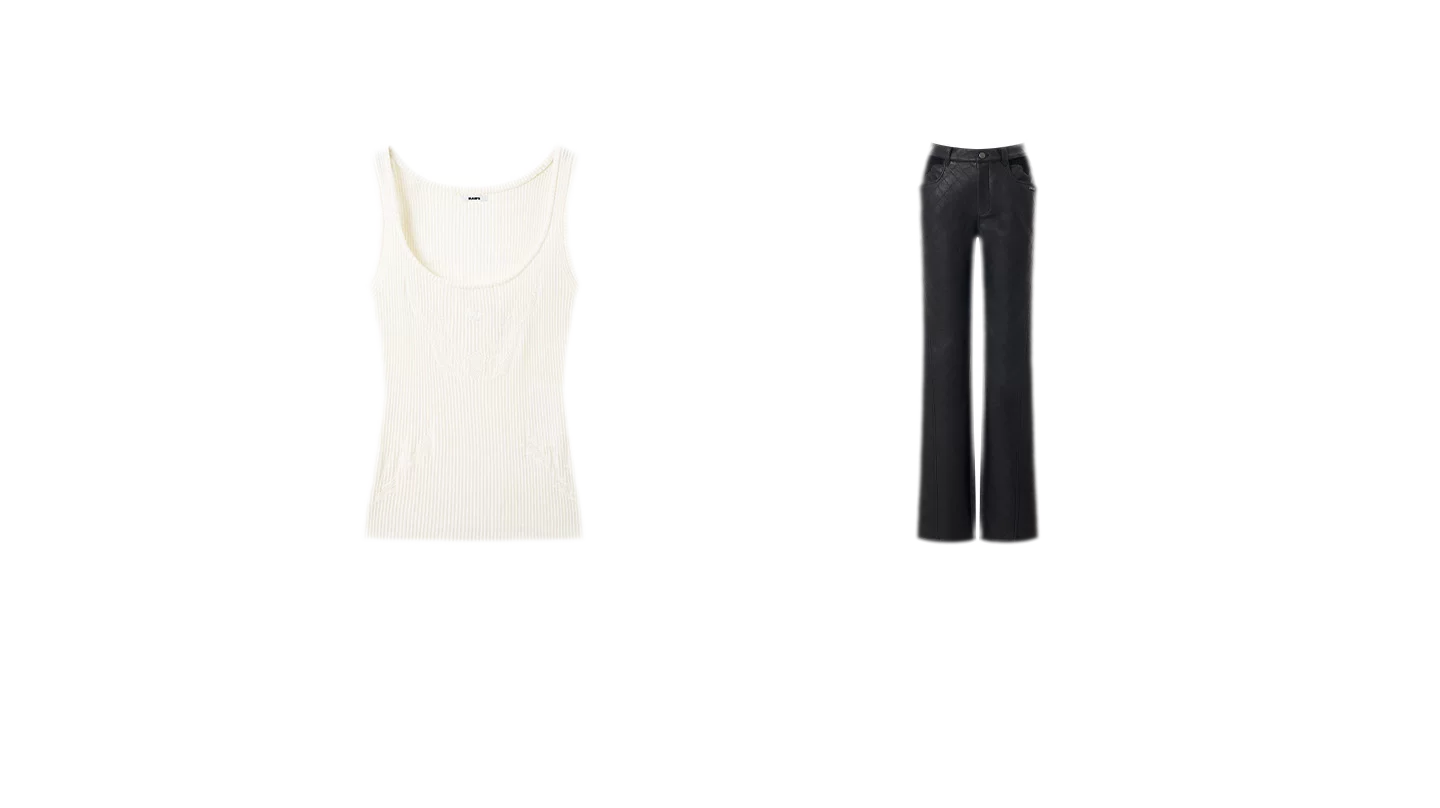 Diamond-Quilted Straight-Leg Pants