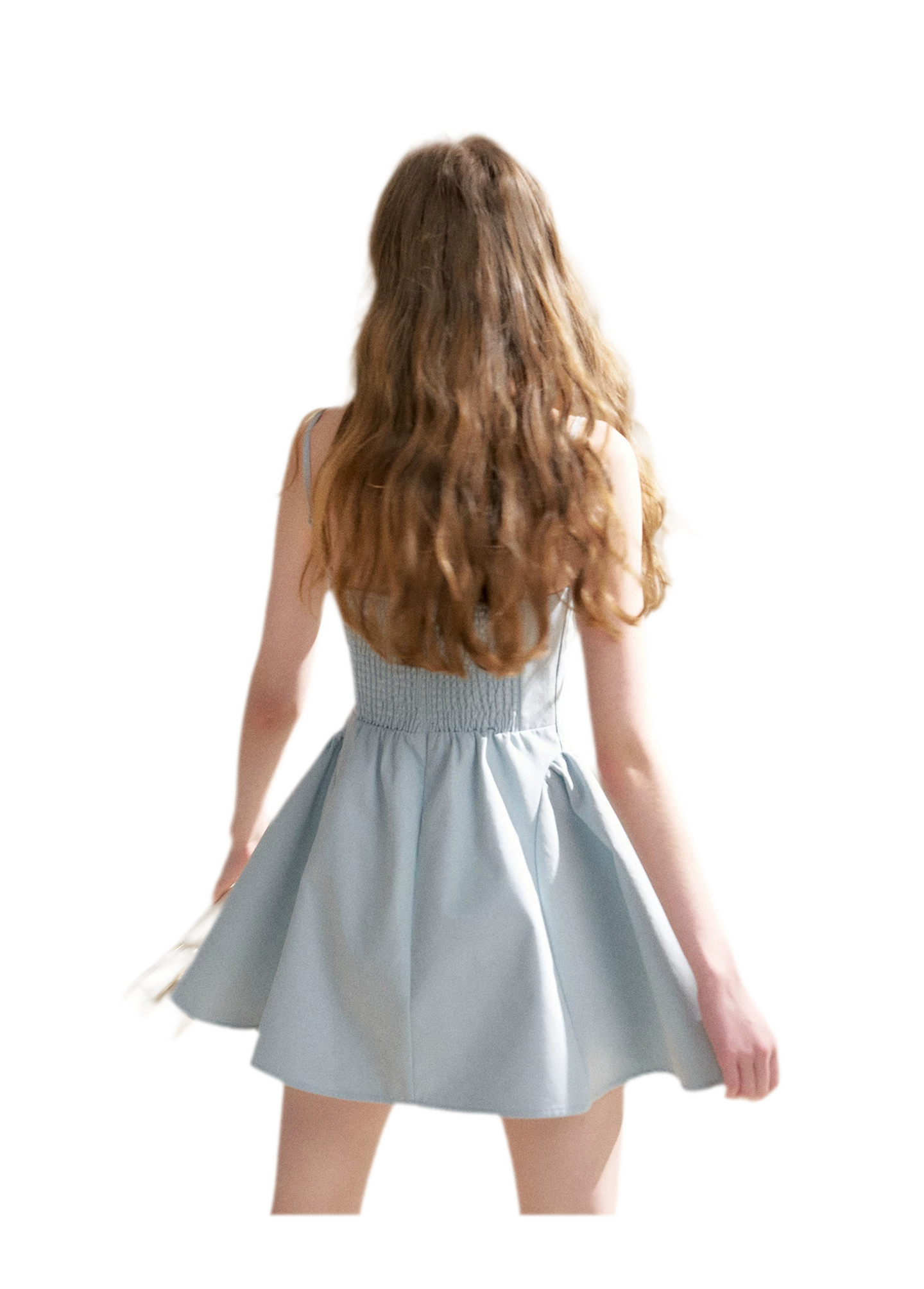 Lace-Trimmed A-Line Camisole Dress
