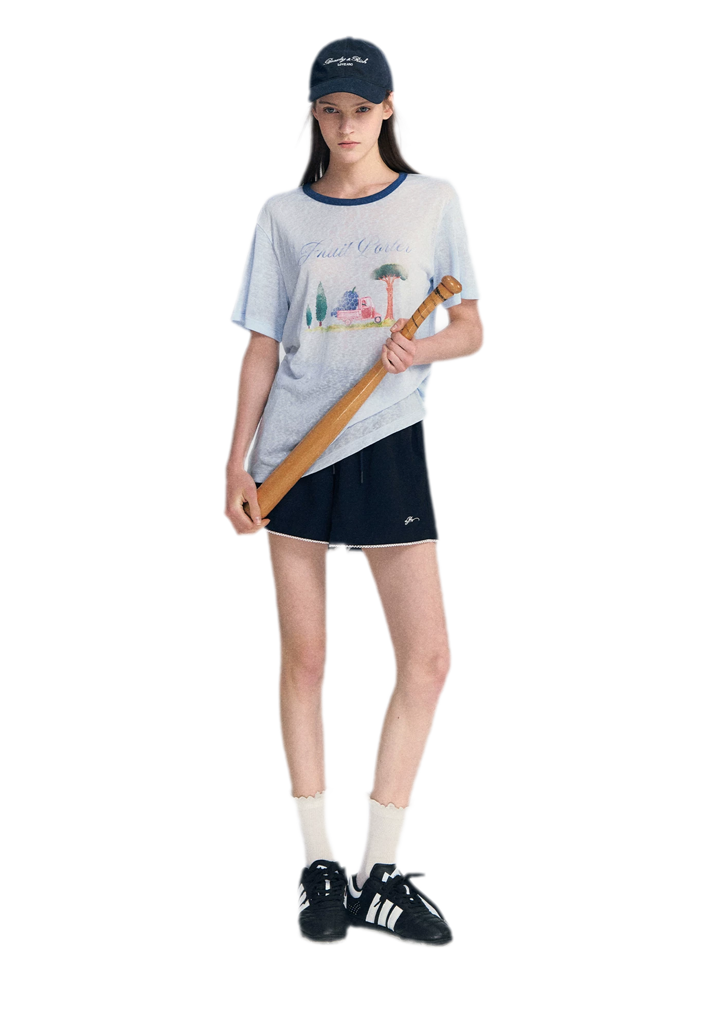 Lyocell Print T-Shirt