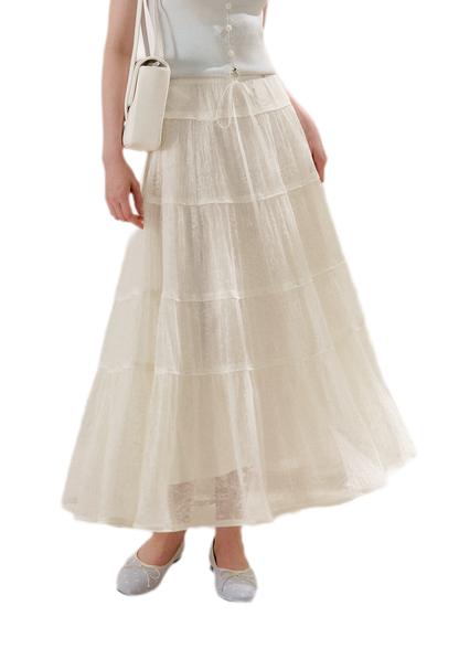 Lace Tiered Skirt
