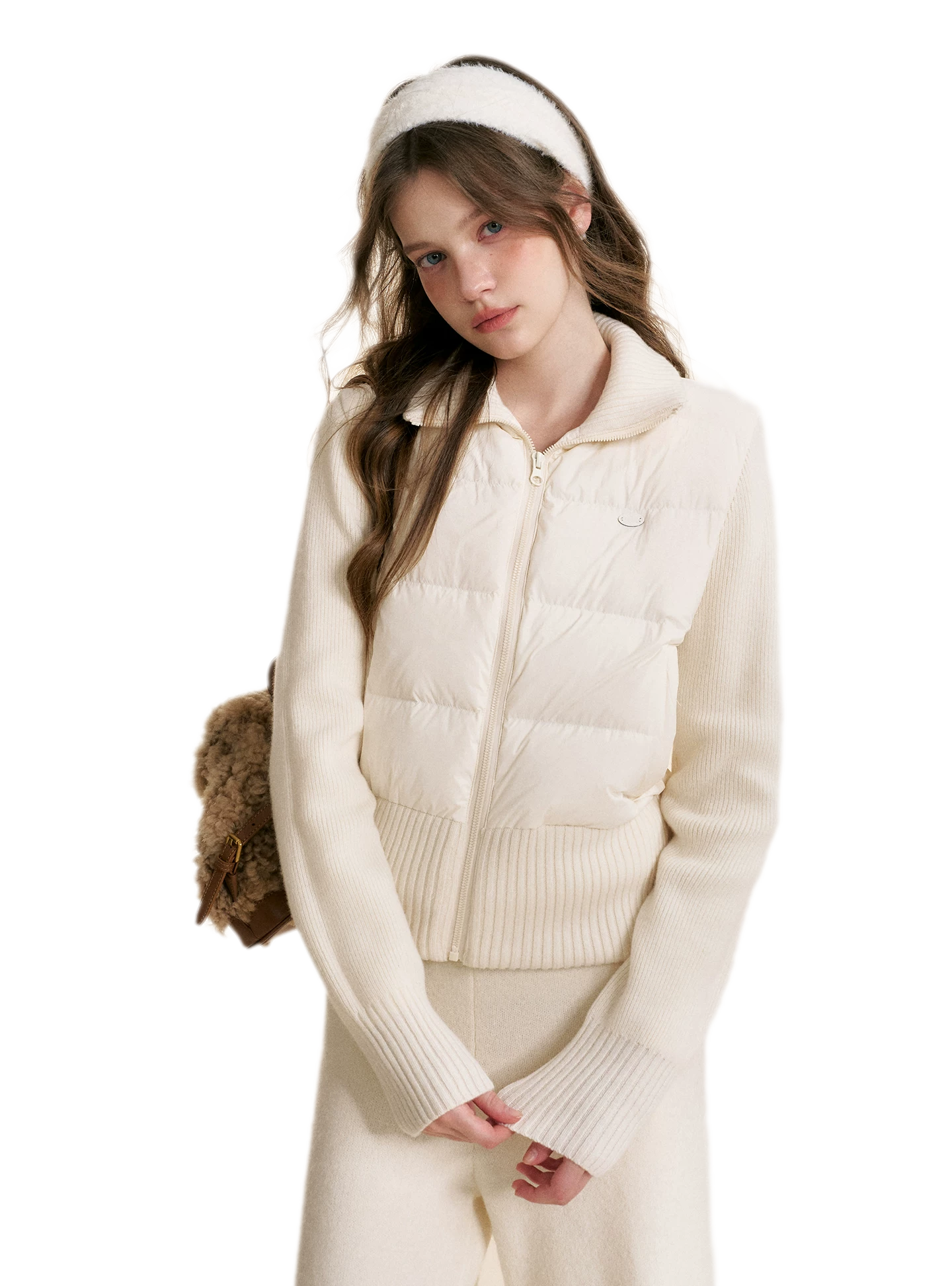 Wool Knit Down Jacket