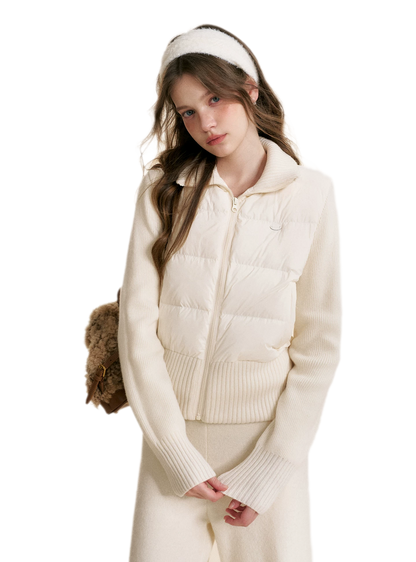 Wool Knit Down Jacket