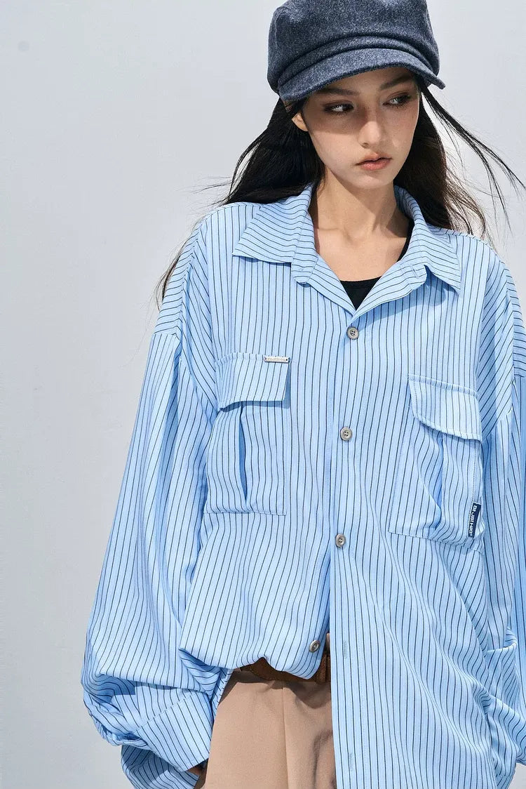 Vintage Striped Relaxed Shirt