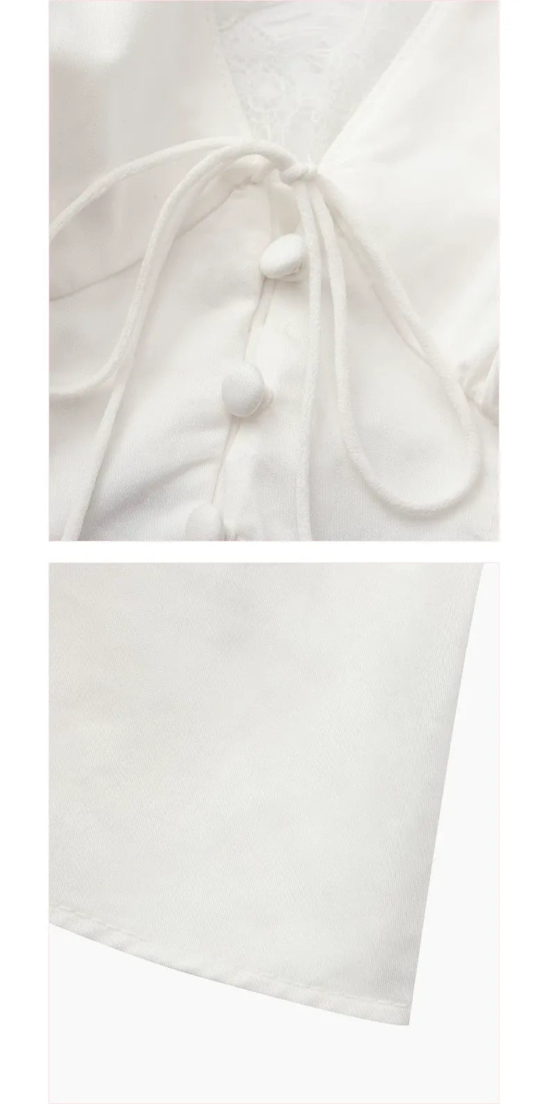 Lace Backless Blouse