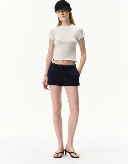 Lace Waist Shorts