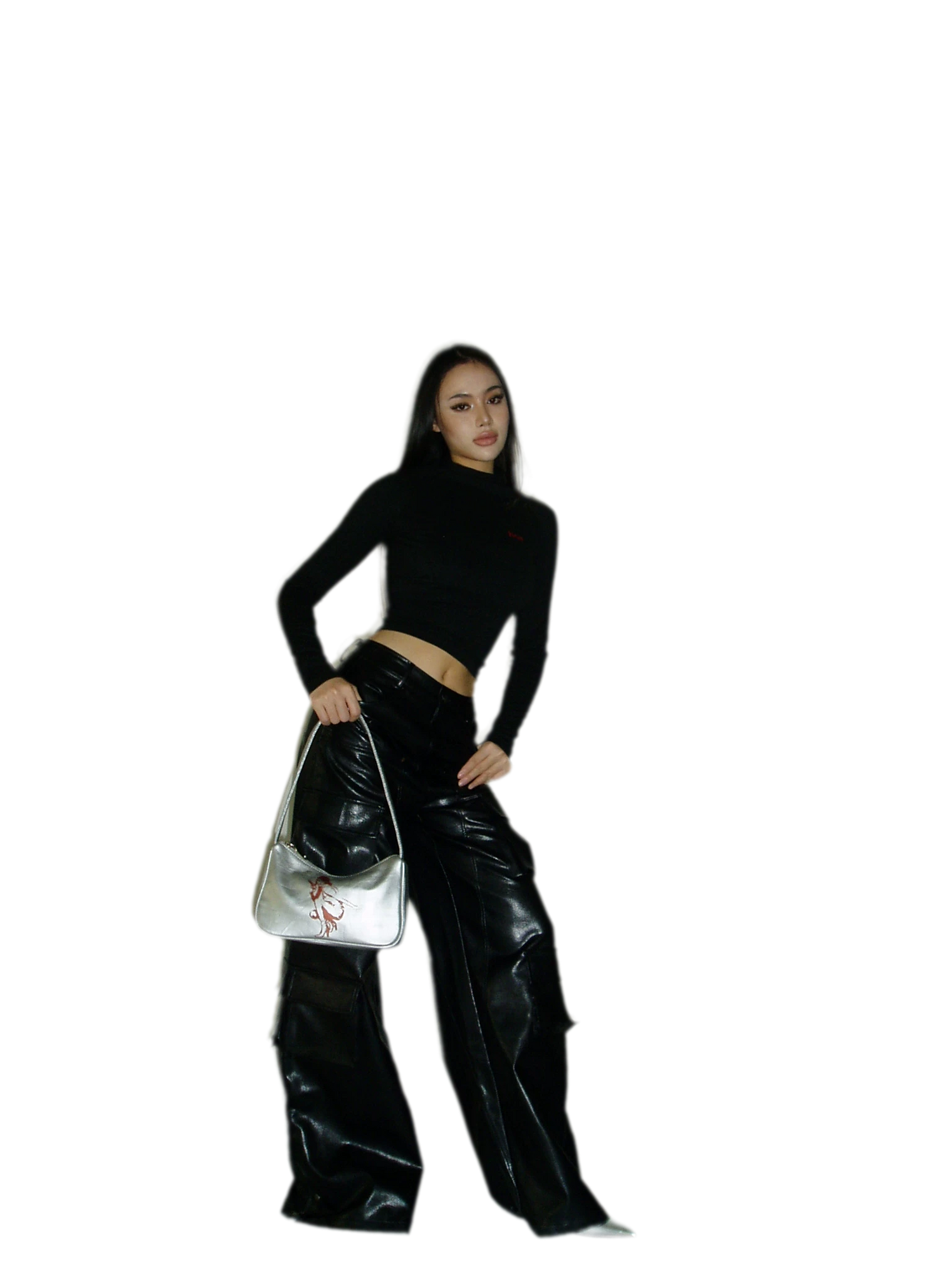 Silver Hobo Handbag