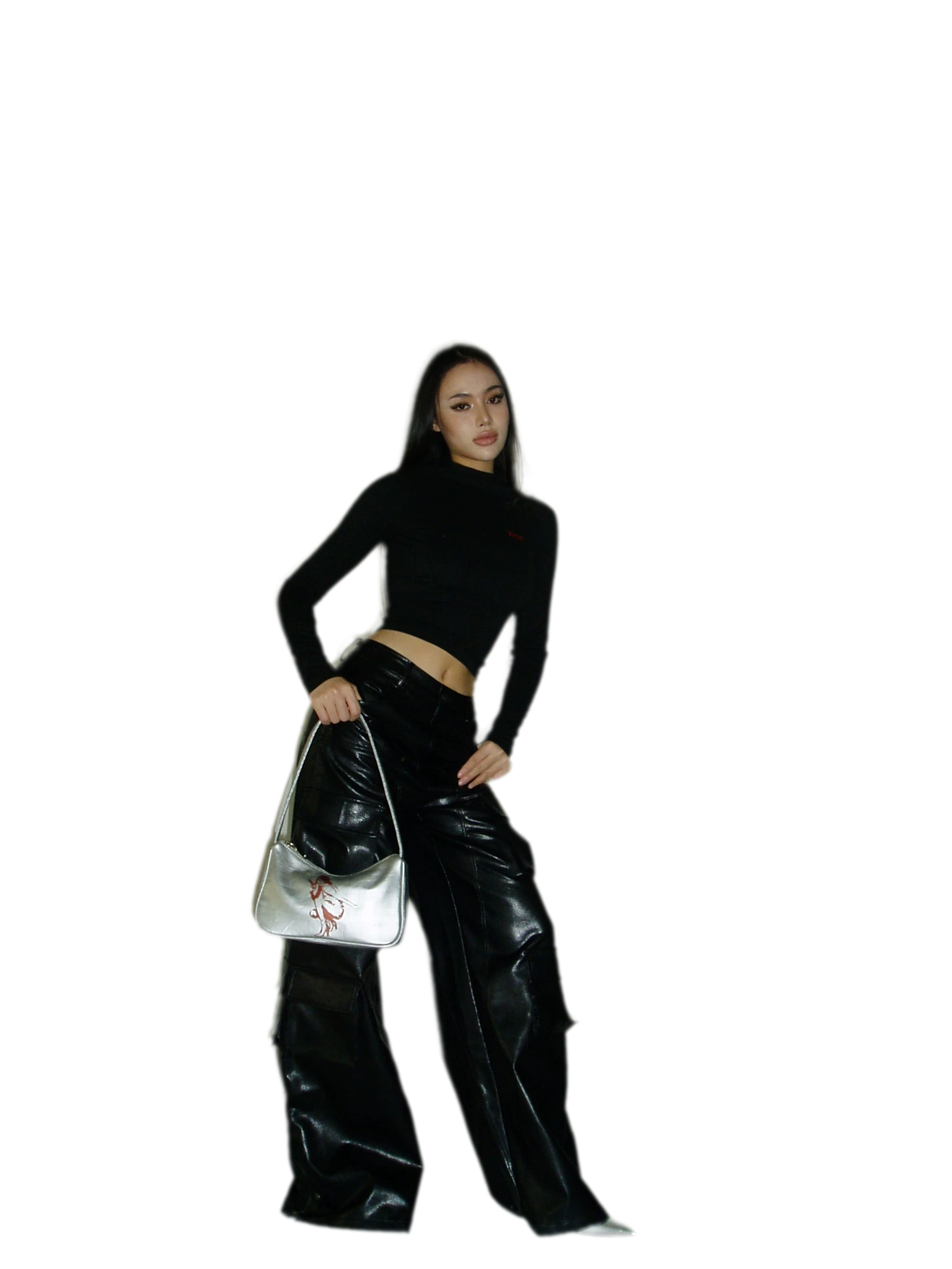 Silver Hobo Handbag