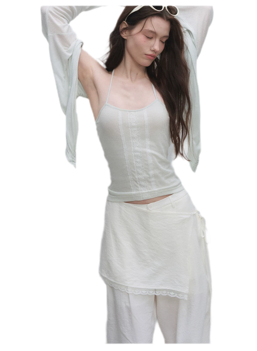 Lyocell Linen Lantern Sleeve Set