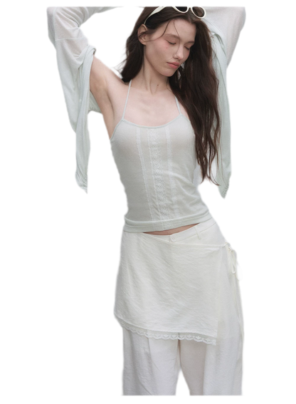 Lyocell Linen Lantern Sleeve Set