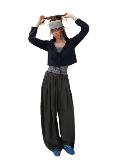 Drawstring Bubble Pants