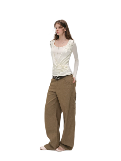 Modal Draped Layered Top