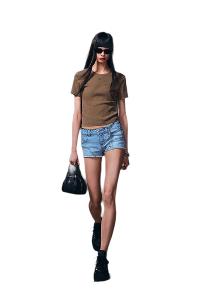Vintage Silk Tee - Slim Fit Short Sleeve
