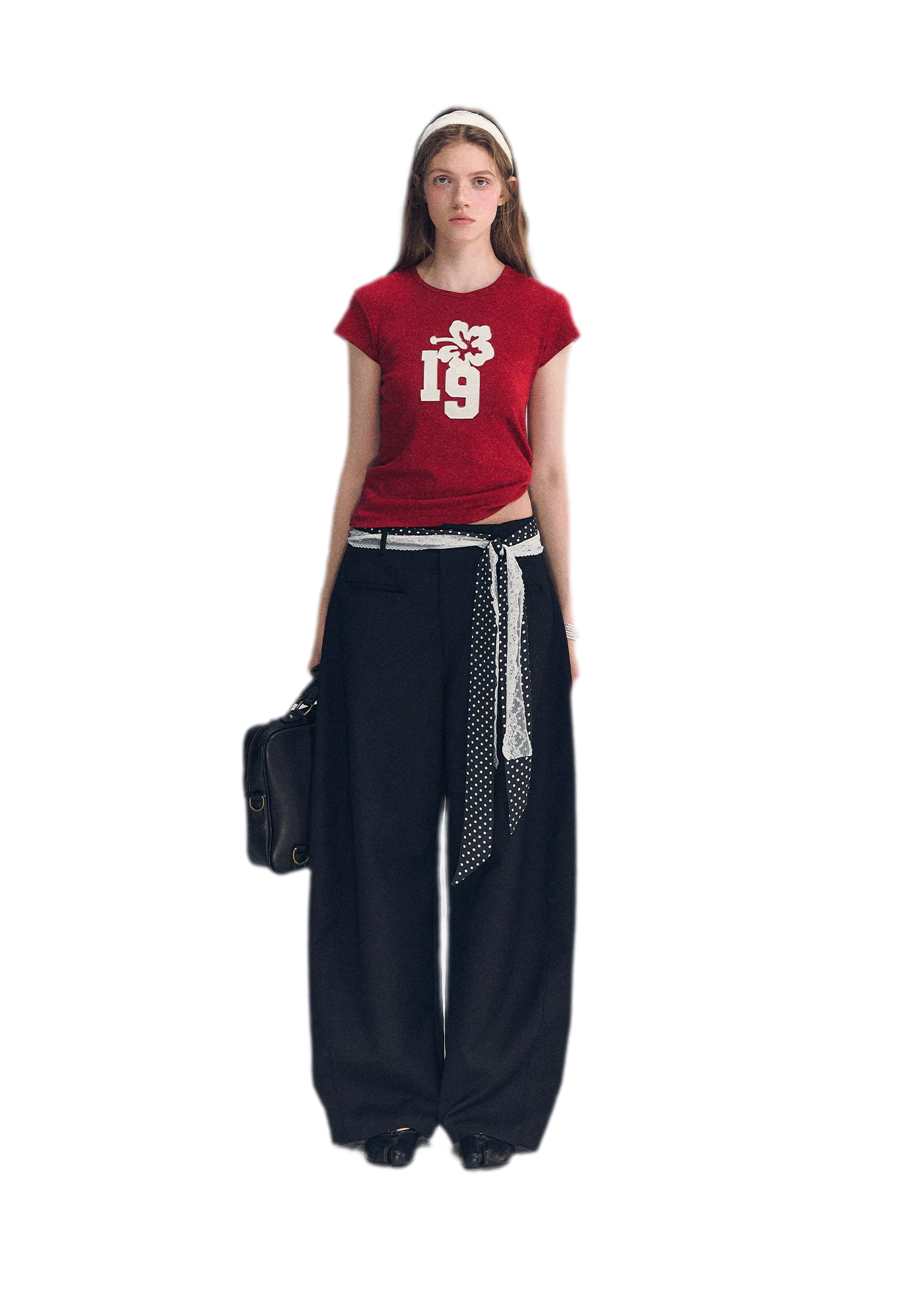 Lace Belt Pants