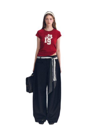 Lace Belt Pants